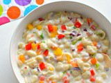 Cold Pasta Salad ( With White sauce) | Pasta Salad