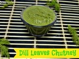 Dill leaves Chutney