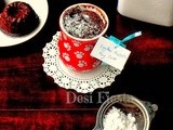 Eggless Nutella Chocolate Mug Cake