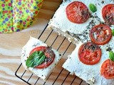 Focaccia Caprese ( Italian Bread )