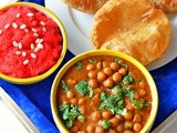 Halwa Poori Chole