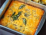 Handvo (Baked Gujarati savory cake)