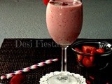 Pink Smoothie - Strawberry pomegranate smoothie