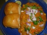 Pumkin in Pav bhaji