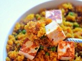 Quinoa Paneer Tawa Pulao |Quinoa Tawa Pulao - Vegeterian Thanksgiving Meal