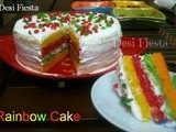 Rainbow Cake (Come On - Lets Cook Buddies) Entry