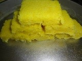 Rava corn dhokla