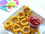 Snake Gourd Ring Bhaji |Potalakai Bhaji ~ Tea Time Snacks