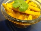 Tamatar sev ki sabzi / Crunchy noodles tomato curry