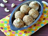 Til ke Ladoo / Sesame Seeds Ladoo/ Ellu urundai