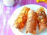 Utanki (Sweet crispy rice roll)