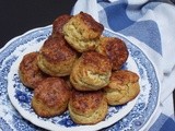 Biscuits salés : Scones à l'oignon et au vieux gouda