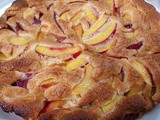 Gâteau aux nectarines