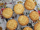 Peanut Butter Cookies (Cookies au beurre de cacahuètes, version avec farine d’avoine)