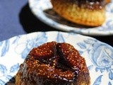 Petits gâteaux renversés aux figues