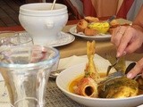 Resto à Sète (2ème partie). Bouillabaisse à la sétoise, moules farcies, etc