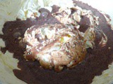 Eggless No Churn Rocky Road Ice Cream