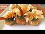 Shrimp Filled Wonton Pouches/Bags