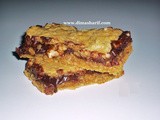 Toffee, Hazelnut & Milk Chocolate Bars - And another take on the chocolate chip cookie
