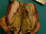Thanksgiving for Two: Cornbread Stuffed Cornish Game Hens with Corn Maque Choux