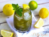 Cucumber mint lemon juice