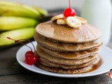 Healthy Banana Oatmeal Pancakes