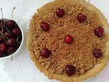 Crostata crumble di ciliegie