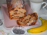 Pan di banana con gocce di cioccolato fondente