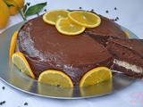 Torta cioccolato, ricotta e arance