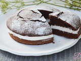 Torta paradiso al cioccolato