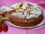 Torta soffice fragole e yogurt