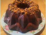Chocolate Honeycomb Bundt Cake
