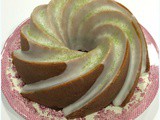 Lemon and Matcha Bundt Cake