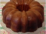 Spiced Apple and Giant Sultana Bundt with Maple Glaze