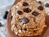 Flourless Peanut Butter Oatmeal Chocolate Chip Cookies