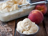 Grilled Peach Ice Cream