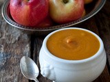 Sweet Potato And SweeTango Apple Soup