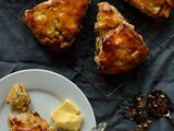 Apple, Fig, Pecan & Honey Scones & a jing Tea Giveaway