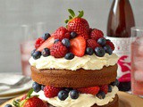 Berry Cider Cake With Mascarpone Cream