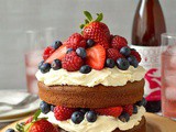 Berry Cider Cake With Mascarpone Cream