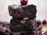 Black Forest Brownies (vegan)