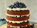 Blueberry Banana Buckwheat Layer Cake