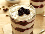 Coconut & Cardamom Rice Pudding With Blackberry Compote