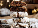 Gingerbread Crinkle Cookies (vegan)