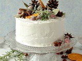 Gingered Christmas Fruitcake With Rustic Decorations