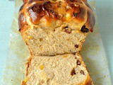 Hokkaido Milk Bread Hot Cross Bun Loaf