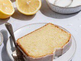 Lemon Cardamom Pound Cake (vegan)