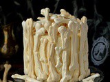 Meringue Bone Palace Halloween Cake