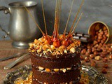 Mini Chocolate, Nutella Ganache & Hazelnut Praline Layer Cake