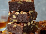 Nutty Bourbon Brownies